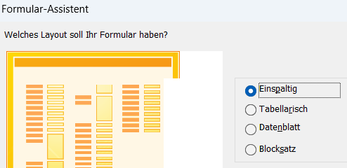 Formular Layout